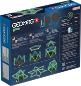 Set de constructie magnetic Geomag Glow 42 piese, 329